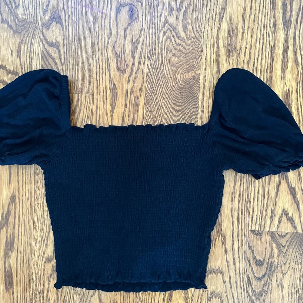 Garage ruched crop top